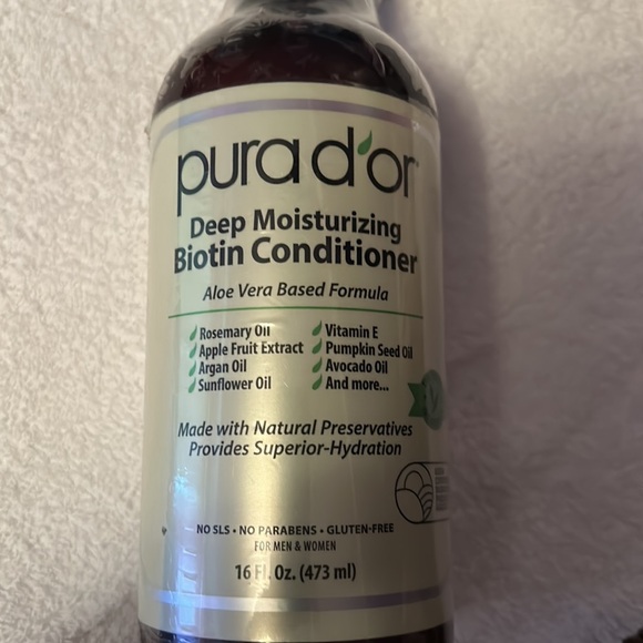 New, Pura dor deep, moisturizing, biotin conditioner. 16 ounces. - Picture 3 of 3